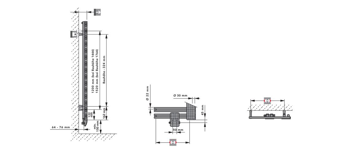 FATALA SPA Horizontal Dimensions