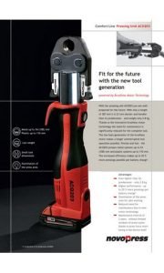 Novopress - ACO203 Press Tool - Flyer Novopress - ACO203 Press Tool - Flyer