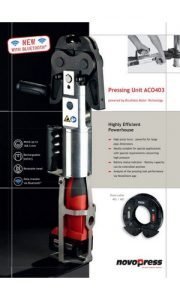 Novopress - ACO403 Press Tool - Flyer