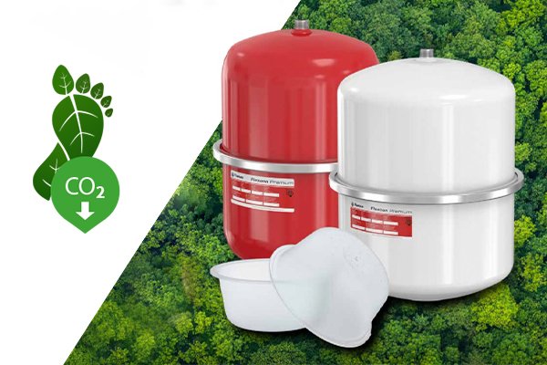 Flamco Expansion vessels long life low co2 Reduce Co2 levels and increase durability Flamco expansion vessels