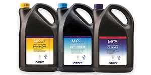 Adey-commercial-chemicals-2 Adey Commercial Chemicals all sitting in a line.