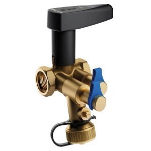 NexusValve Vertex with fill and drain ball valve / connection for NexusValve Passim