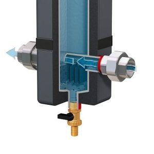 Equipped with a brass drain valve ½" and hose connection.